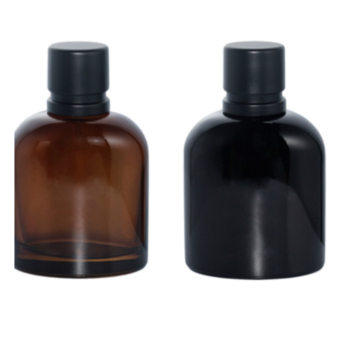 100ml Glass Perfume Bottle (Brown and Black)