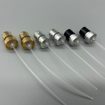 15mm long lasting perfume plastic pump sillver and golden，black