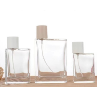 30ml/50ml/100ml Square Perfume Glass Bottle