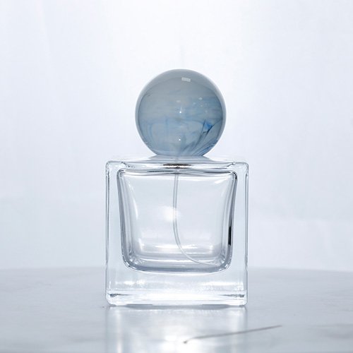 100m square perfume bottle with ball cap