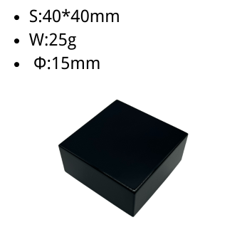 black perfume cap