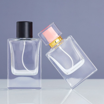 Flat Rectangular Empty Perfume Bottle