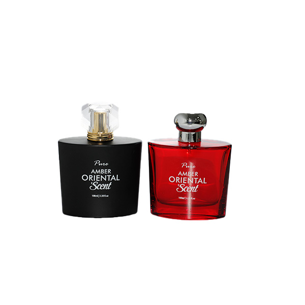 Flat Square Empty Perfume Bottle