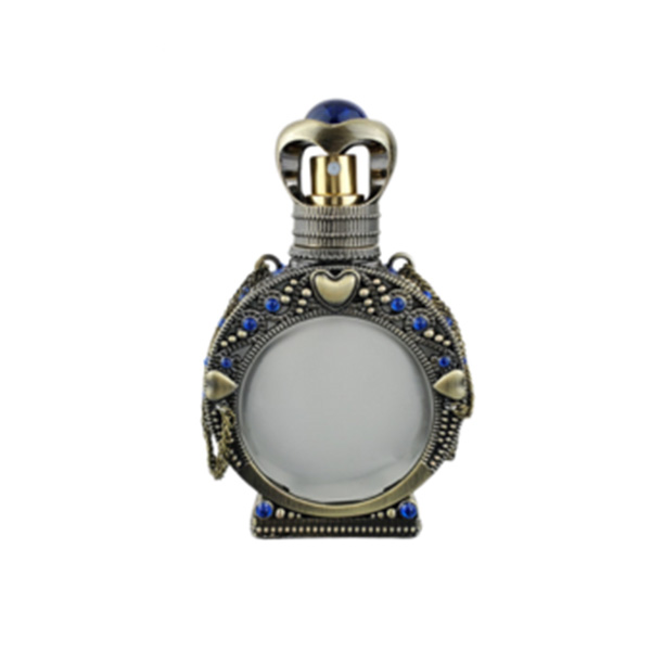 Metallic Empty Perfume Bottle