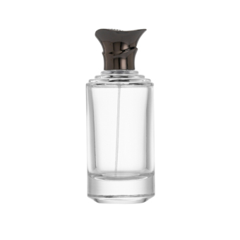 v100ML Perfume Glass Bottle With Golden And Silver Lids