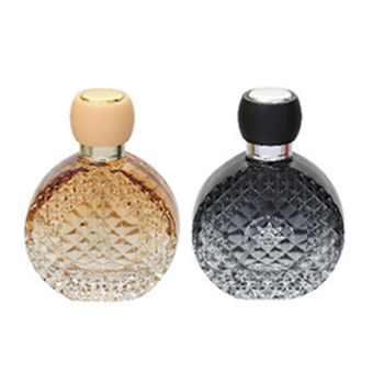 50ML 100ML Gradient Heart-Shaped Perfume Glass Bottle