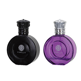 50ML Black And Purple Perfume Glass Bottles