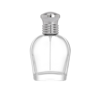 50ML Perfume Glass Bottle With Golden And Silver Lids