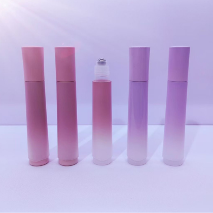 10ML 15ML PETG Slim Waist Eye Essential Electroplated Roller Bottles