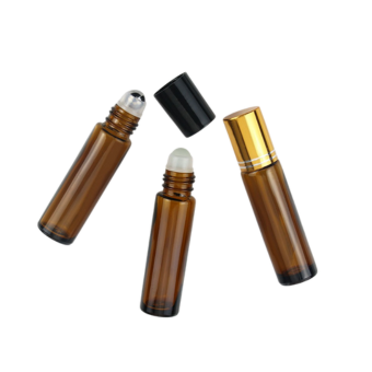 10ml Brown Empty Roller Bottle