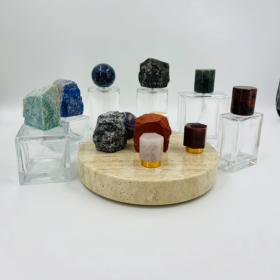 Custom-Shaped Natural Stone Perfume Cap
