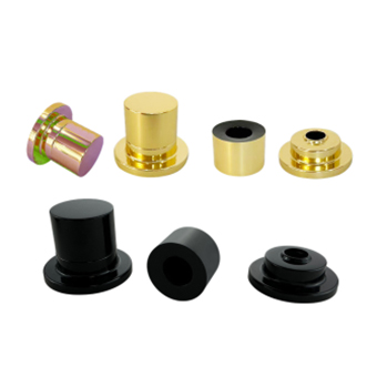 Large Round-Edged Electroplated Aluminum Perfume Magnet Cap