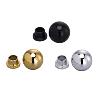 Spherical Electroplated Aluminum Magnet Cap