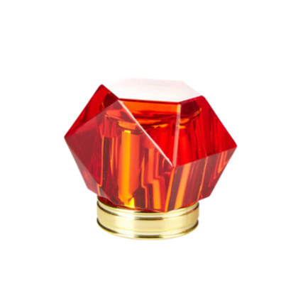Acrylic Diamond Red Perfume Cap