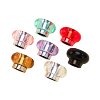 Acrylic Flower Electroplated Perfume Cap